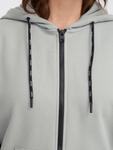 Худи с капюшоном на молнии Oxmo Sanice, Stone - фото 3