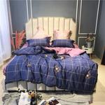 FGDSEEEKJUFHH Комплект постельного белья синий - фото