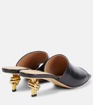 Кожаные мюли Knot 45 Bottega Veneta, черный - фото 3