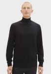 Свитер с высоким воротником для мужчин TOM TAILOR, черный - фото 2