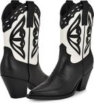 Nine West womens Puzz, Black/White 002 - фото 4