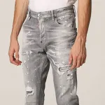 DSQUARED 2 Джинсы Men's Gray Moderate Ripped - фото 3