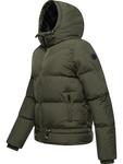 Пуховик ragwear Briony, цвет dark olive - фото 2