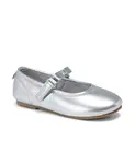 Детские балетки Louisa на девочку 4-12 лет Carter'S, серебро - фото