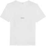 Футболка с логотипом Rive Gauche Saint Laurent, белый - фото