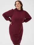 Вязаное платье KAFFE CURVE Lini, бургундия - фото 2