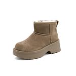 ELLE Ботинки Snow Boots Women's Camel/Black/Khaki - фото