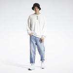 Reebok Свитшот унисекс розовый белый - фото 4