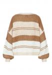 Джемпер Cloud 5ive WITH STRIPES, Beige Camel Brown/Camel - фото 7