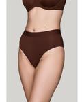 Трусики больших размеров с высокой талией из модала CUUP, Espresso - фото