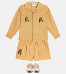 Рубашка «бладхаунд» Mini Rodini, бежевый - фото 2