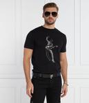 Футболка Karl Lagerfeld Regular Fit с изображением, черный - фото 3