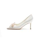 Туфли на высоком каблуке женские белый Xingdiman - фото