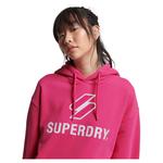 Худи Superdry Code Sl Stacked Apq Os, розовый - фото 3