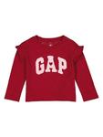 Лонгслив GAP Longsleeve, красный - фото