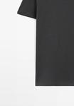 Футболка Massimo Dutti SHORT SLEEVE, Black - фото 7