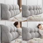 Треугольная подушка COZMAX для чтения в постели, красная - фото 6