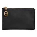 HERMES Кожаная косметичка Zipengo, Black - фото