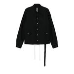 Куртка Rick Owens DRKSHDW Giacca Snapfront Jacket 'Black', черный - фото