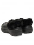 Мюли Crocs Classic Platform Fuzz Lined Clog 212854, черный - фото 3