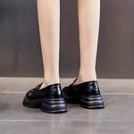 Лоферы женские черный Pooq - фото 3