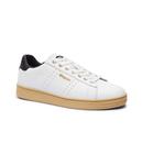 Кожаные кеды грант01 Blauer, белый - фото