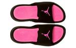 Тапочки hydro 6 'black hyper pink' Air Jordan, черный - фото 2