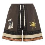 Шорты cactus jack wolf short 'brown' Travis Scott, коричневый - фото