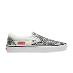 Хоккей х Слипоны Vans, белый - фото