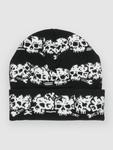 Шапка Lurking Class Skull Stripes Beanie, black - фото 2