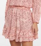 Мини-платье Илоны с цветочным принтом Poupette St Barth, Pink Biot - фото 5