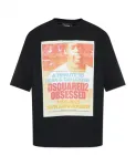 Футболка с принтом Dsquared2, черный - фото