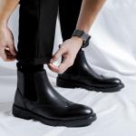 Ботинки Челси мужские черный Cachiotti - фото 7