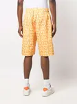 Двусторонние шорты-бермуды Sunnei, желтый - фото 4