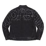 Куртка shibori denim trucker jacket 'black white' Supreme, черный - фото 2