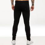 Мужские рваные джинсы скинни Enzo, черный - фото 4