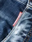 Джинсы скинни с эффектом потертости DSQUARED2, синий - фото 6