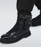 Нейлоновые брюки с манжетами и шнурком Prada - фото 5