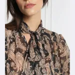 Блуза свободного кроя Silvian Heach, черный - фото 4