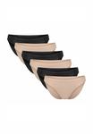 Брифы Sloggi GO DAILY 6ER PACK, Schwarz Beige/Black - фото 5