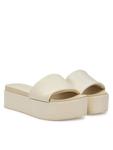 Мюли Flatform Sandal Slide In Nylon YW0YW01791 Calvin Klein Jeans, экрю - фото 2