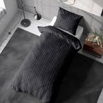 Постельное белье One-Home 135x200 schwarz, 135x5x200 см, черный - фото 4