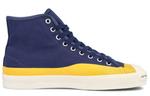 Кеды Converse Pop Trading Company x Jack Purcell Pro High 'Navy Yellow', синий - фото 2