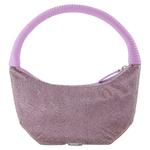 Сумка-хобо Pepper Crystal - Staud - Lilac - Strass - фото 3