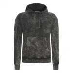 Толстовка с капюшоном Rusty Neal, стираный дизайн, черный - фото