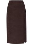 Юбка миди Jacquemus Notte, коричневый - фото