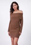 Платье Even&Odd Jumper dress, Brown - фото