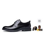 Мужские туфли LAORENTOU черные низкие [Роскошный подарок] - фото