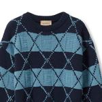 Детский свитер Gucci, синий - фото 4