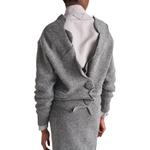 Свитер женский серый Prada - фото 4